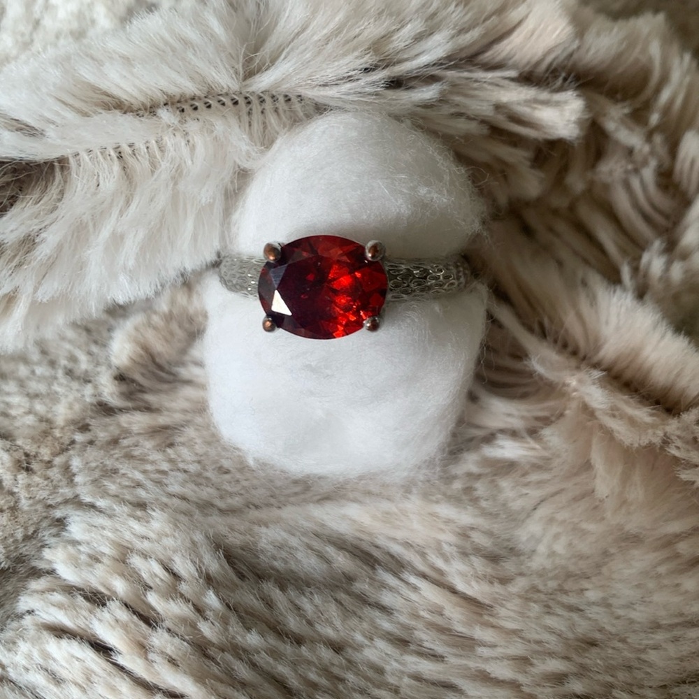 Garnet colored Ring